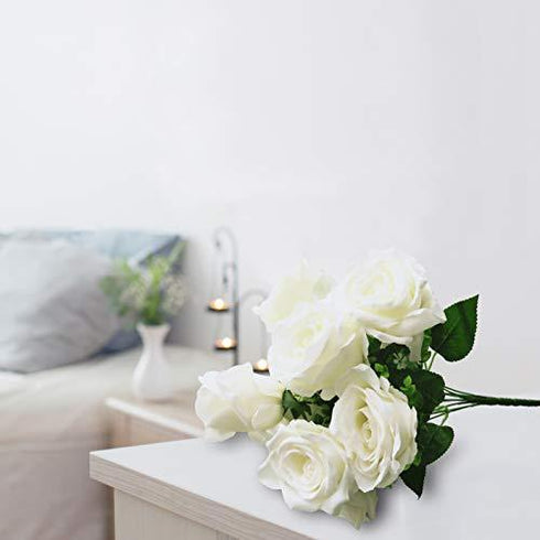 Artificial White Roses